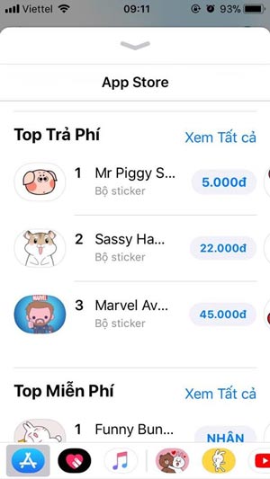 Top dán nhãn trả phí 