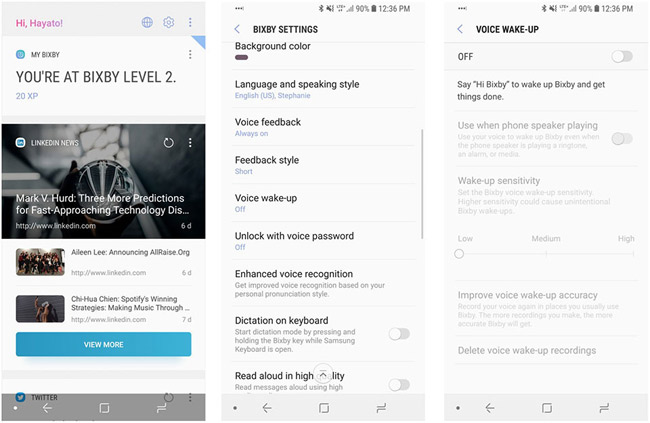 Kích hoạt Voice wake-up