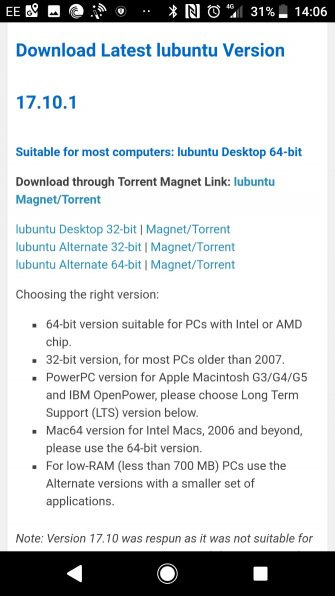 Tải phiên bản Lubuntu