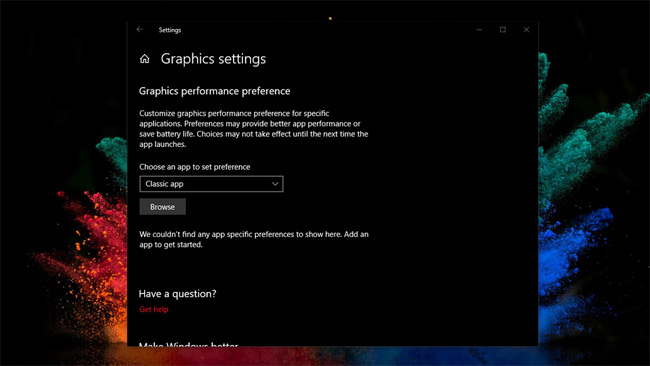 Bạn có thể tùy chỉnh để cải thiện hiệu suất và tiết kiệm pin khi sử dụng phần mềm