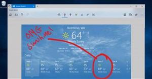 Windows 10 cuối cùng cũng có công cụ chụp ảnh màn hình đáng chú ý