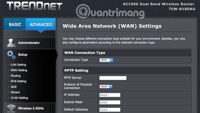 Router TRENDnet hỗ trợ thiết lập VPN
