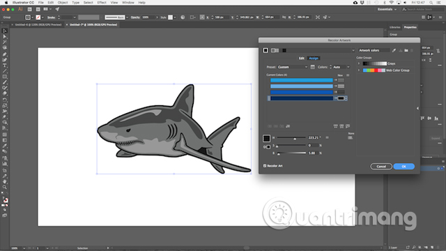 Công cụ Recolor Artwork