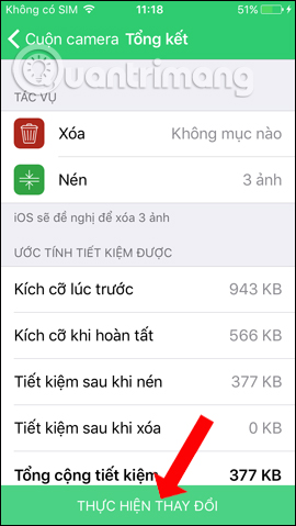 Thực hiện nén ảnh