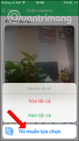 Tùy chọn nén từng ảnh