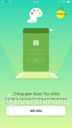 Giao diện chính của Parallel Space