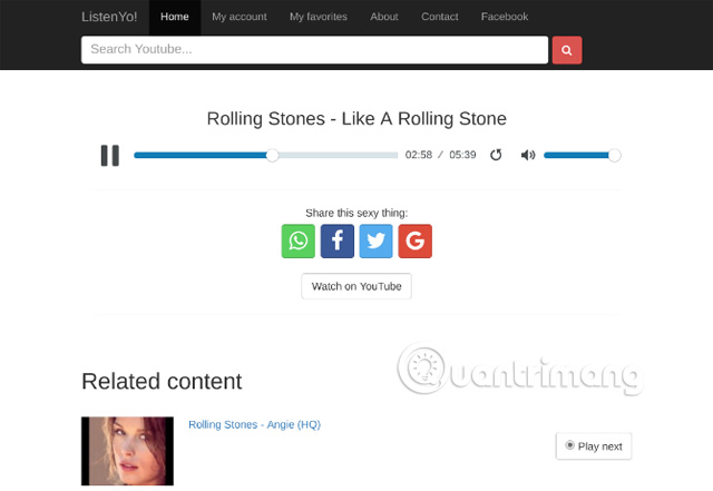 Trang web Listenyo.com