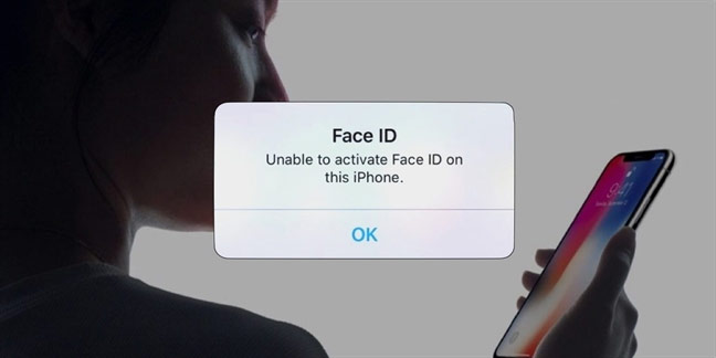 Face ID trên iPhone X không hoạt động được do camera sau của máy bị lỗi
