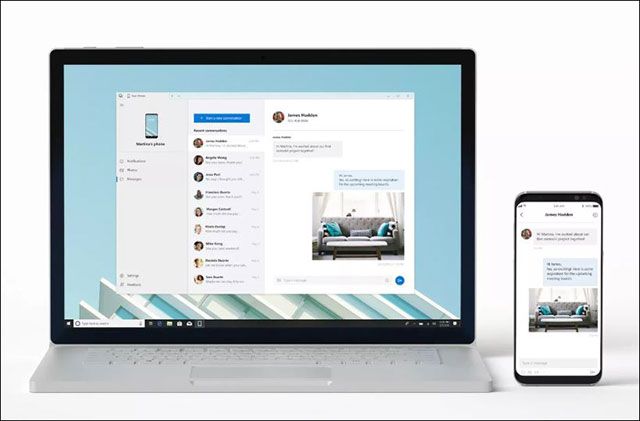 Một ứng dụng của riêng Microsoft, chiếu Android và iOS lên Windows 10 