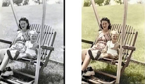 Google Photos biến ảnh đen trắng thành ảnh màu