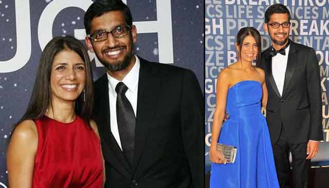 Người vợ xinh đẹp của Sundar Pichai