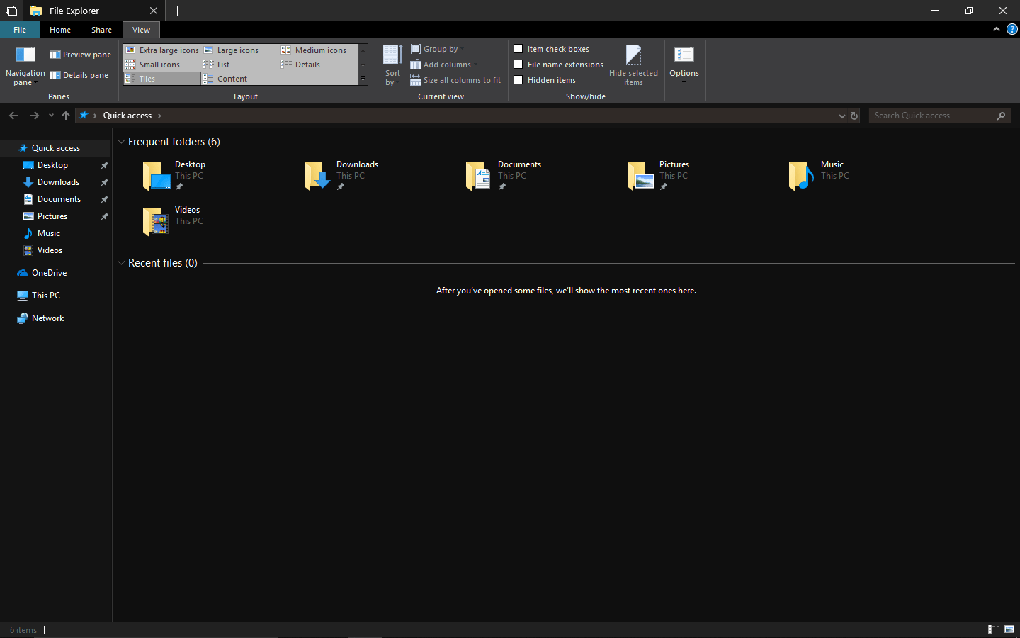 Đây là diện mạo Dark Theme thực sự của File Explorer