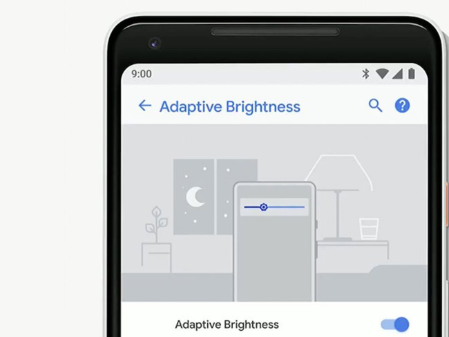 Adaptive Brightness - điều chỉnh độ sáng theo môi trường bên ngoài