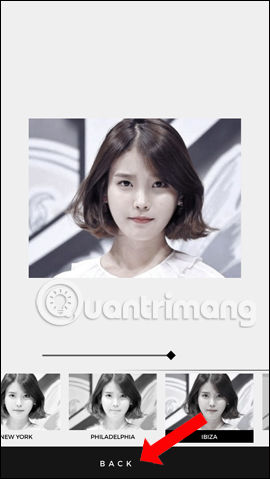 Tùy chỉnh độ đen trắng