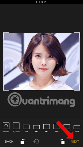 Xoay hình ảnh nếu muốn