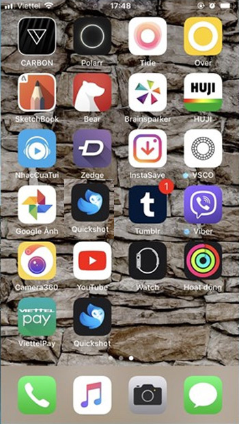 Khởi động ứng dụng bằng cách nhấn vào biểu tượng ứng dụng có tên là Tide