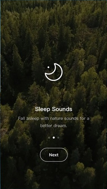 Ứng dụng sẽ giới thiệu về những tính năng để ru bạn ngủ nhanh nhất có thể của Tide
