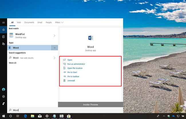 Search và Cortana 