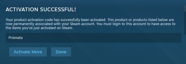 Nhập key game Prismata