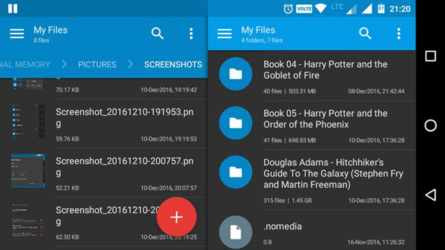 Dual Panel Navigation