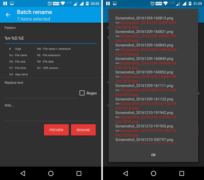 Đổi tên hàng loạt thư mục