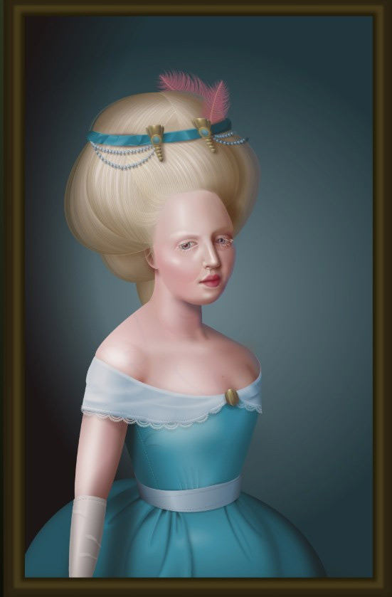 Bức tranh “Pure CSS Francine” của Diana Smith
