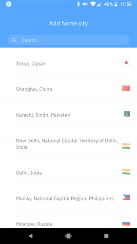 Ghi vị trí nơi bạn sống
