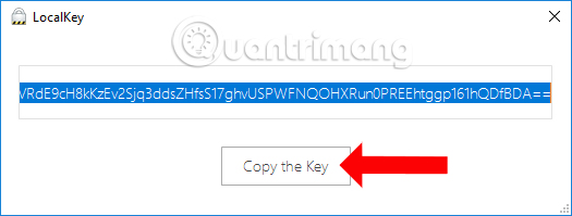 Sao chép Local key 