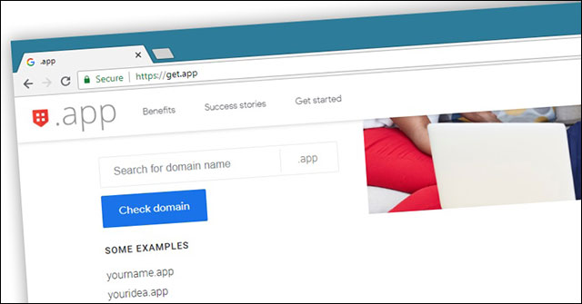 Không phải là nhà phát triển nào cũng có thể đăng kí được tên miền .app 