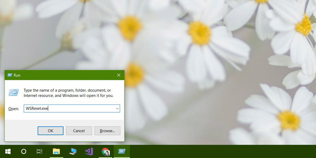 Reset lại Microsoft Store