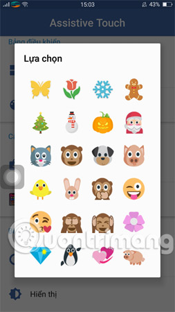 Chọn một icon bạn muốn thay thế cho biểu tượng mặc định của ứng dụng