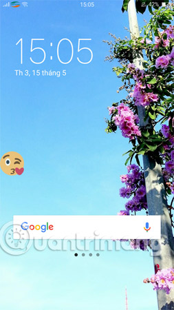 Đây là phím home ảo với icon nghộ nghĩnh