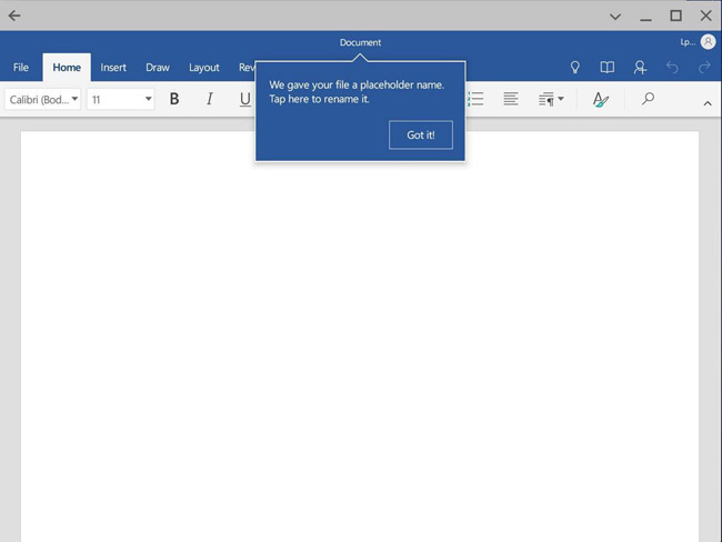 Một ứng dụng đi kèm với Flint OS