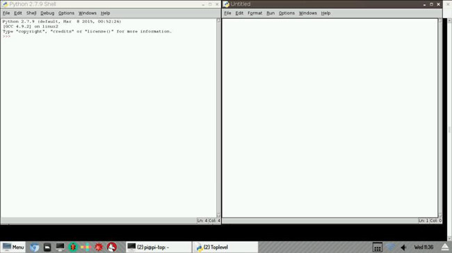 Các trải nghiệm trên pi-topOS
