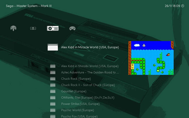 Lakka hỗ trợ game console