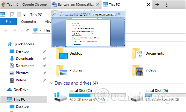 Gộp các ứng dụng thành 1 cửa sổ
