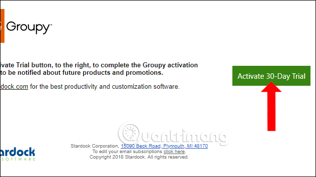Kích hoạt dùng thử