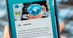 Đăng ký gói UMAX300: Data 4G Viettel không giới hạn dung lượng tốc độ cao