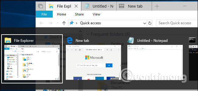 Windows 10 thay đổi cách thức hoạt động của Alt+Tab như thế nào?