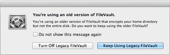 Mac OS X FileVault