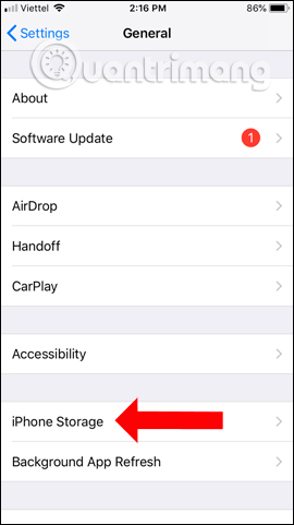 Lưu trữ ứng dụng