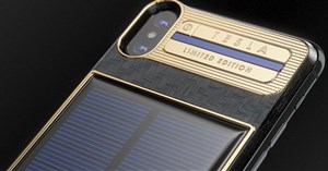 Chiếc iPhone X giá $4000 có pin năng lượng mặt trời này chắc sẽ được Elon Musk chú ý