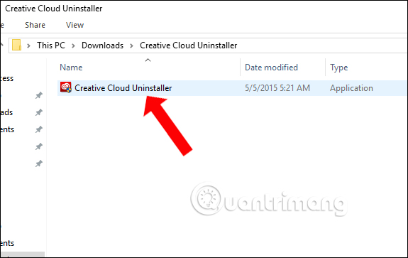 Cài công cụ Creative Cloud Uninstaller