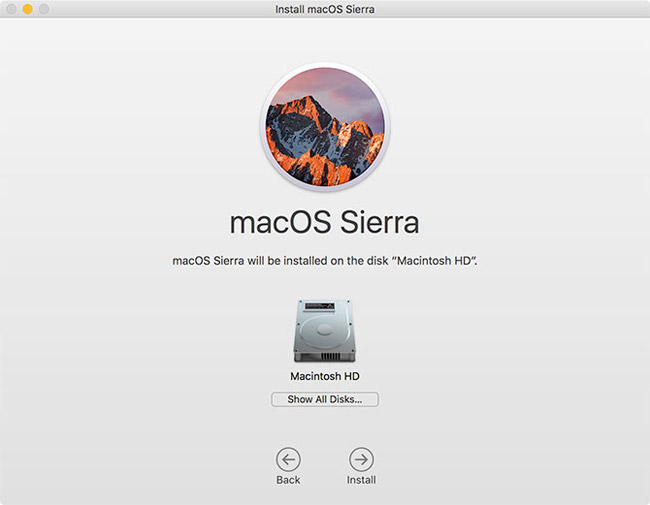 Nâng cấp phiên bản macOS chính