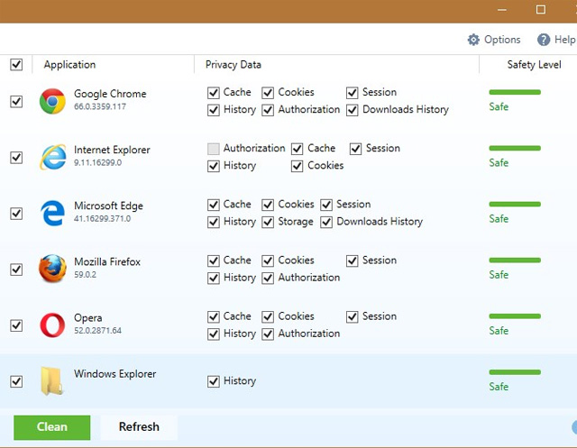 Xóa lịch sử duyệt web