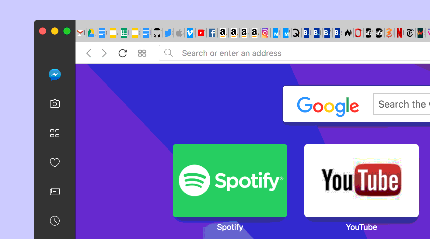 Đây là cách khắc phục của Opera, nhưng vẫn còn rất nhiều tab