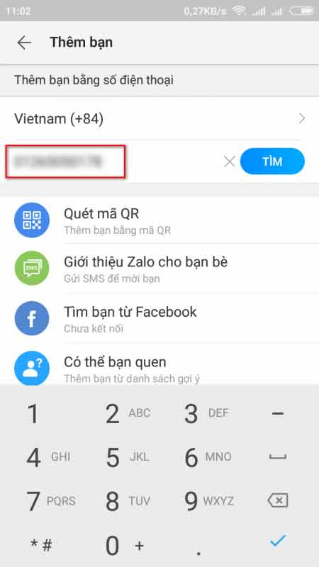 Nhập số điện thoại 