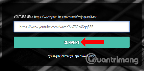Nhập URL video trên YouTubeMP4