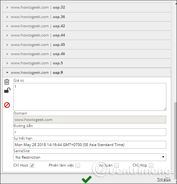 Thông tin trang web