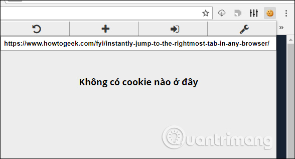 Trang web không còn cookie